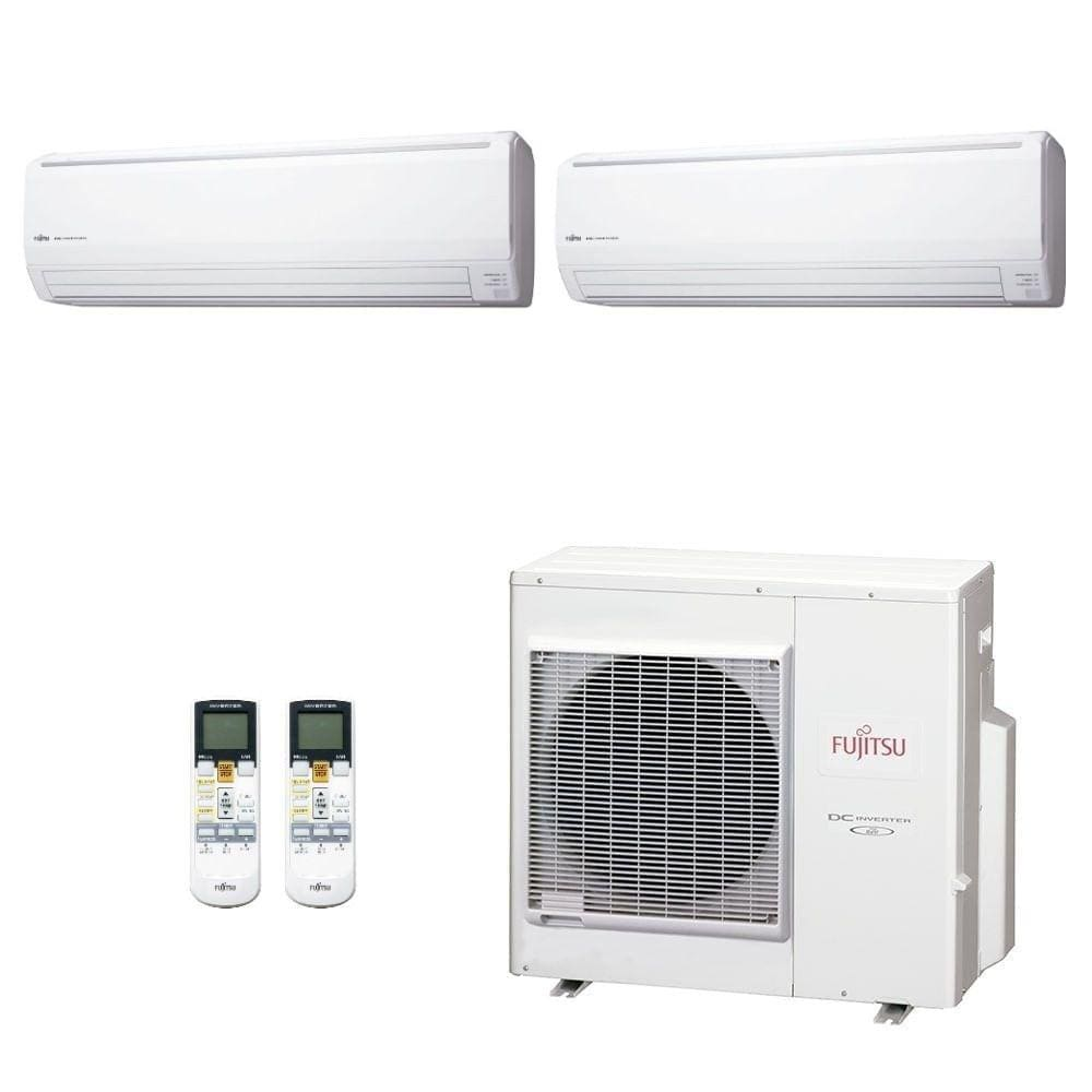 Ar-Condicionado Multi Split Inverter Fujitsu 35.000 (1x Evap HW 18.000 + 1x Evap HW 24.000) Quente/Frio 220V - 220V