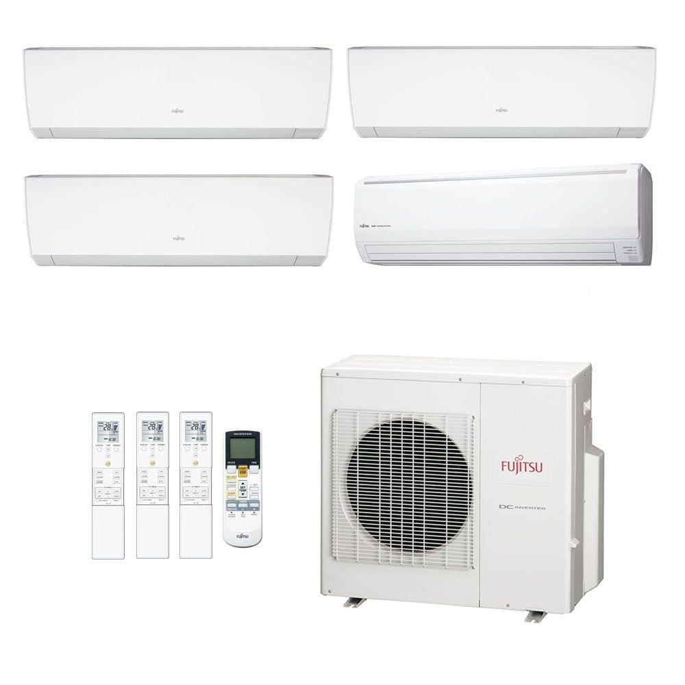 Ar-Condicionado Multi Split Inverter Fujitsu 35.000 (3x Evap HW 9.000 + 1x Evap HW 18.000) Quente/Frio 220V - 220V