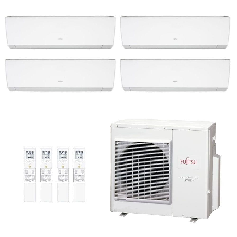 Ar-Condicionado Multi Split Inverter Fujitsu 35.000 (4x Evap HW 12.000) Quente/Frio 220V - 220V