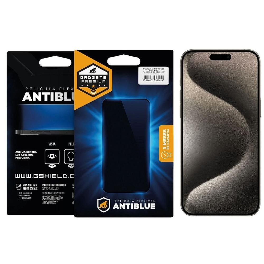 Pelicula para iPhone 15 Pro - AntiBlue - Gshield