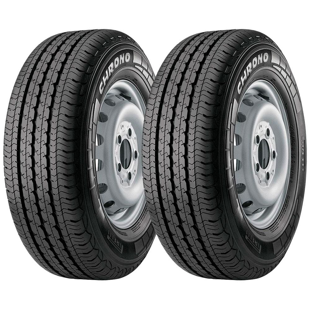 Pneu Aro 16 Pirelli Chrono 225/75 R16C 118R - 2 Unidades