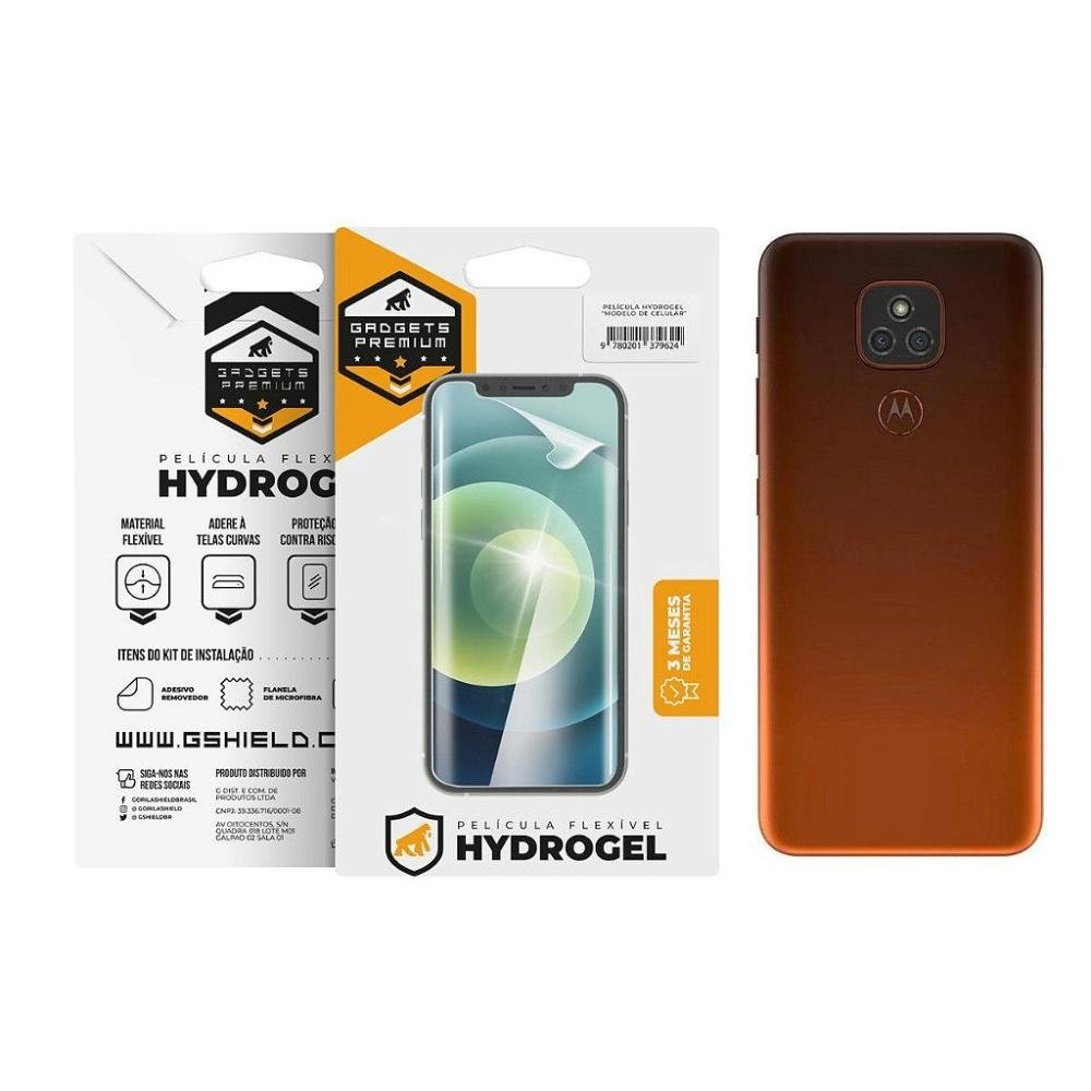 Pelicula para Motorola Moto E7 - Traseira Hydrogel HD- Gshield