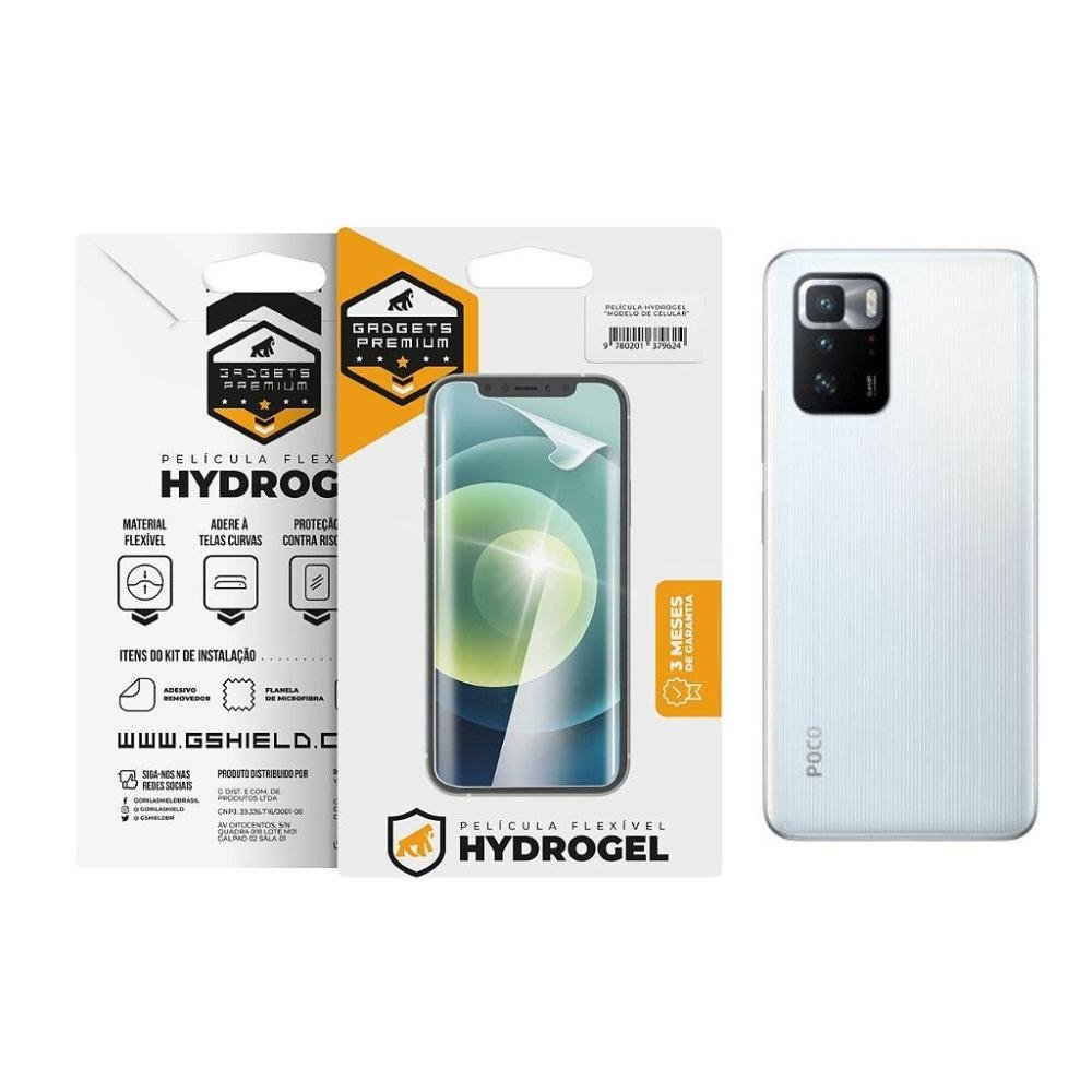 Pelicula para Xiaomi Poco X3 GT - Traseira Hydrogel HD- Gshield