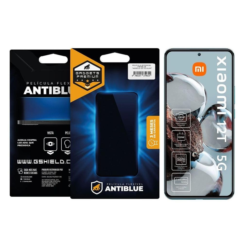 Pelicula para Xiaomi 12T - AntiBlue - Gshield