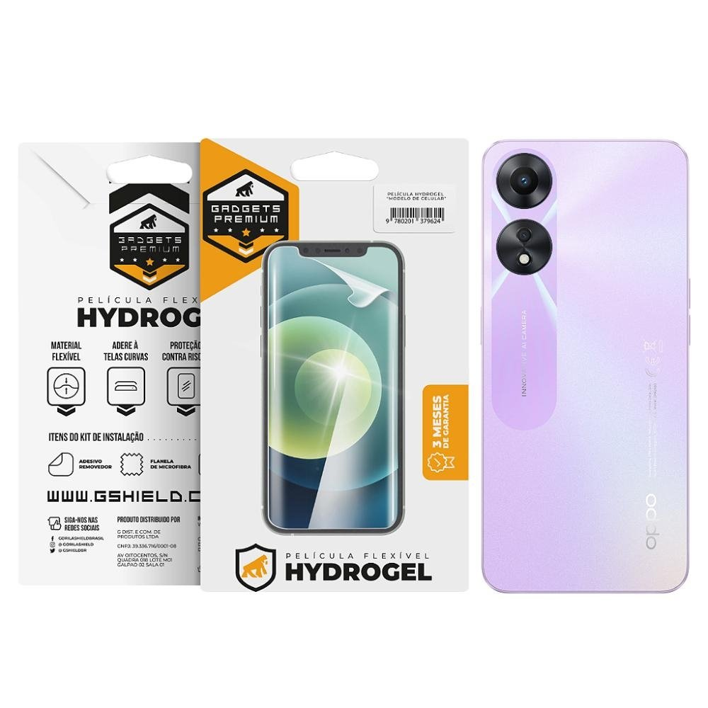 Pelicula para Oppo A78 5G - Traseira Hydrogel HD- Gshield