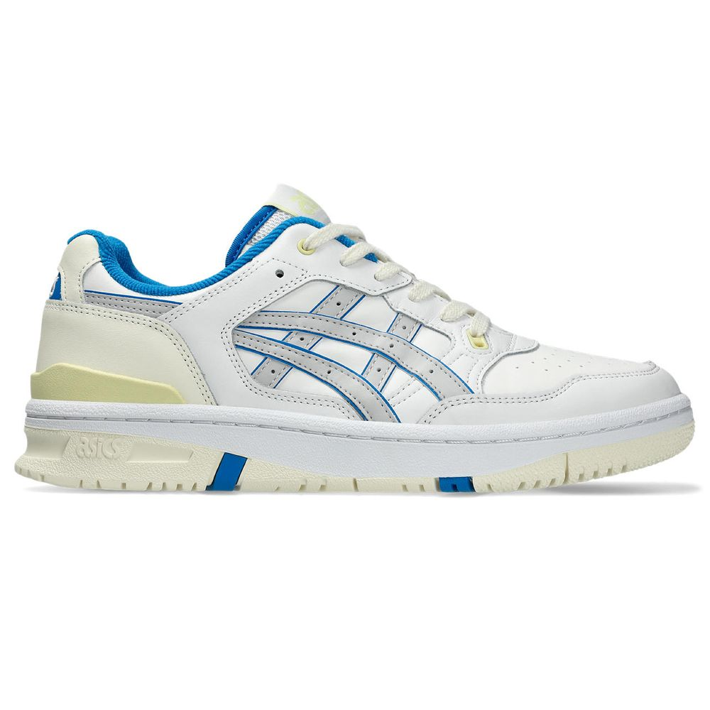 Tênis ASICS EX89 - Masculino - Branco com Cinza e Azul