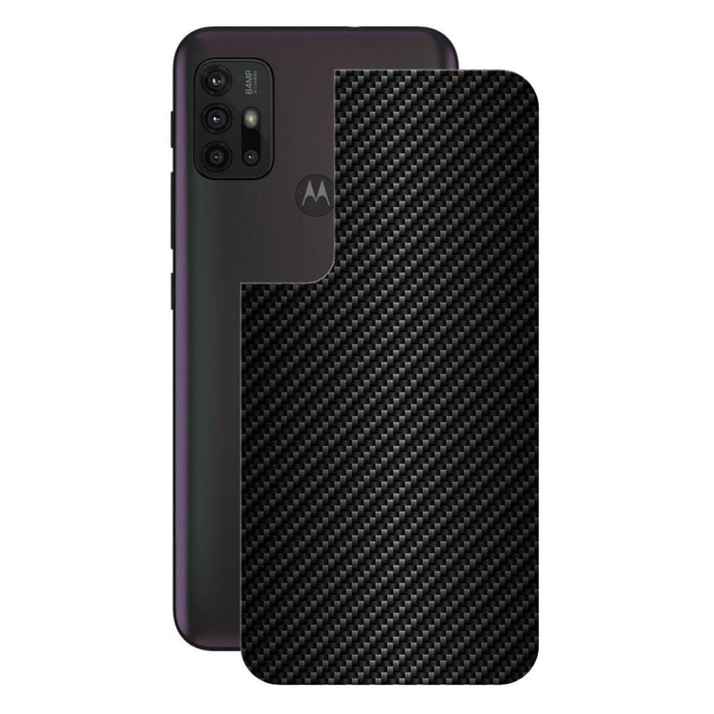 Pelicula para Moto G30 -Traseira Fibra Carbono Preta-Gshield