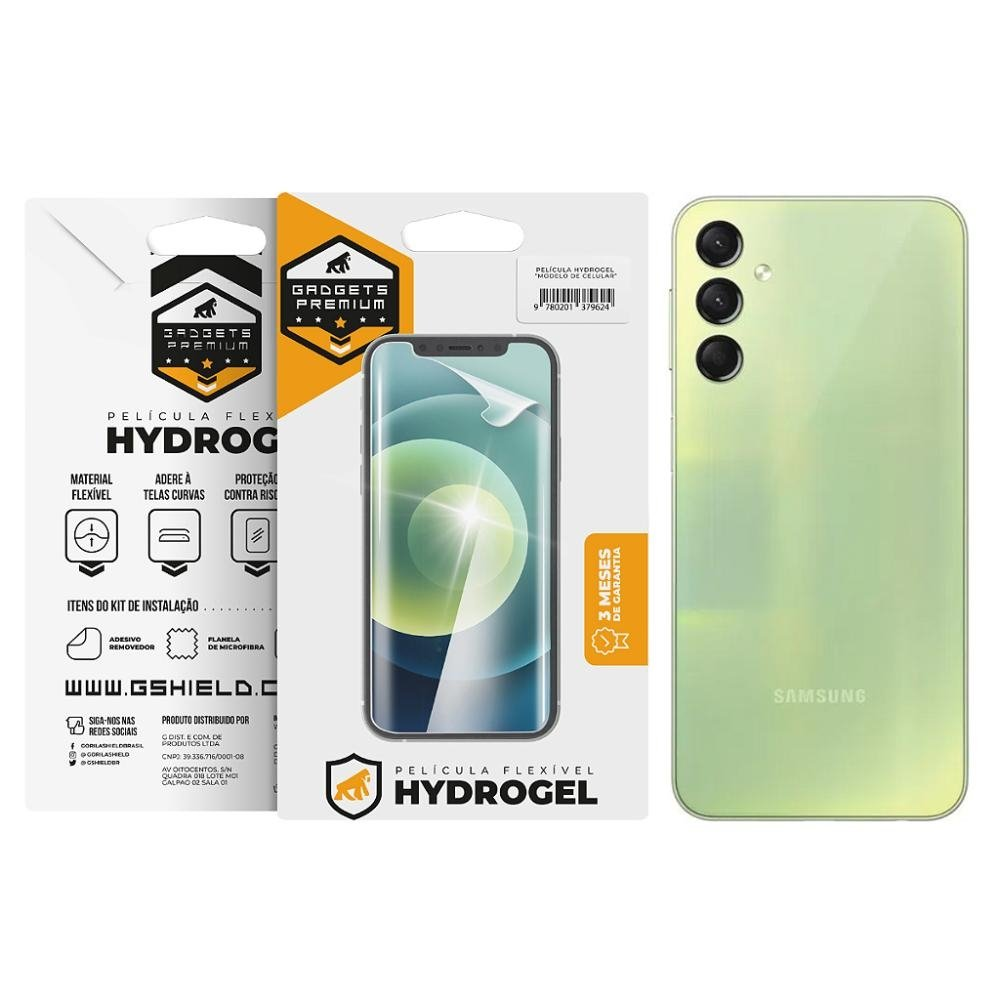 Pelicula para Samsung Galaxy A24 - Traseira Hydrogel HD- Gshield