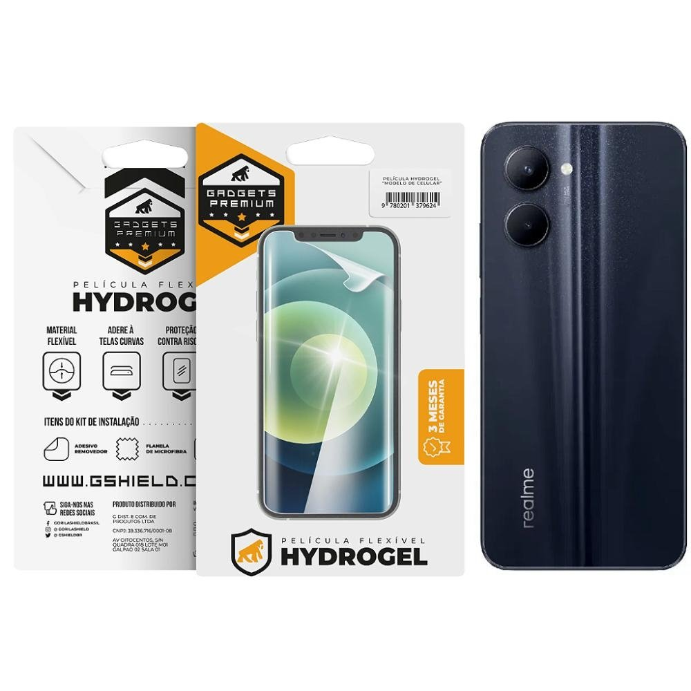 Pelicula para Realme C33 - Traseira Hydrogel HD - Gshield