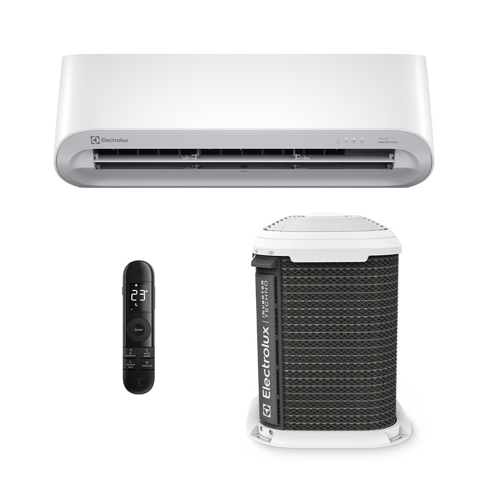 Ar Condicionado Split Hw Inverter R-32 Electrolux Color Adapt Wi-fi 9000 Btus Quente/frio