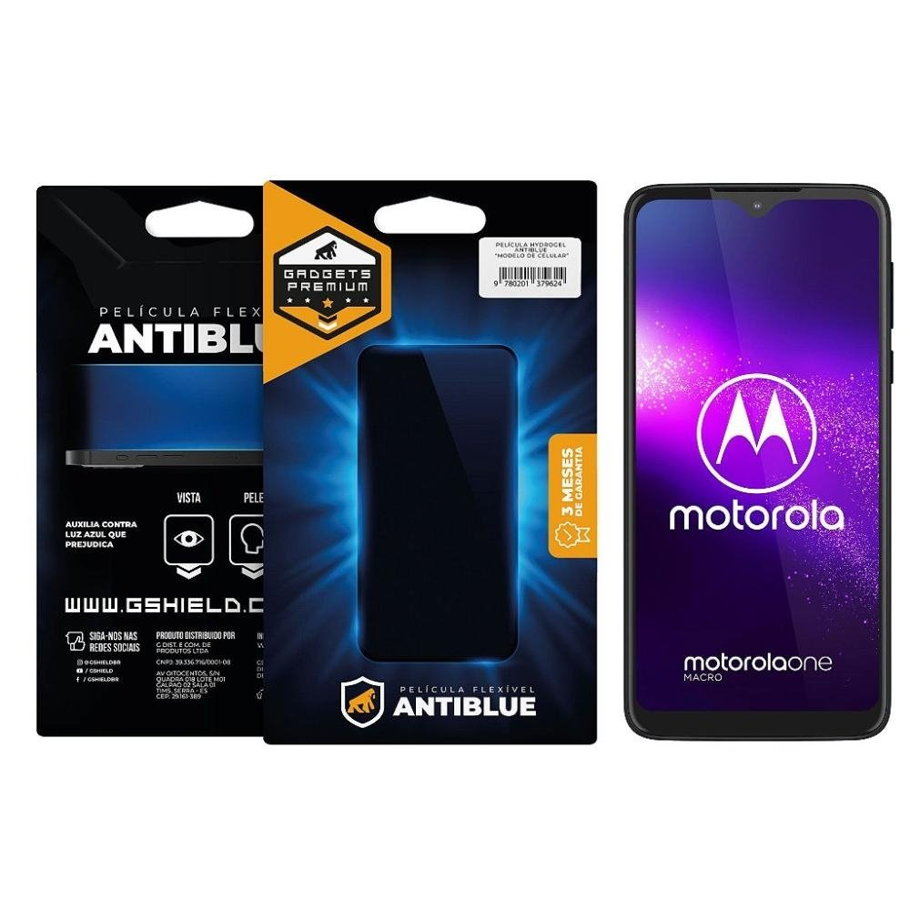 Pelicula para Motorola One Macro - AntiBlue - Gshield