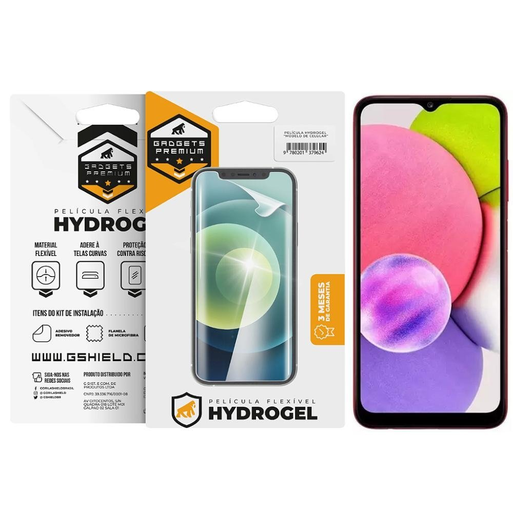 Pelicula para Samsung Galaxy A03s - Hydrogel HD - Gshield