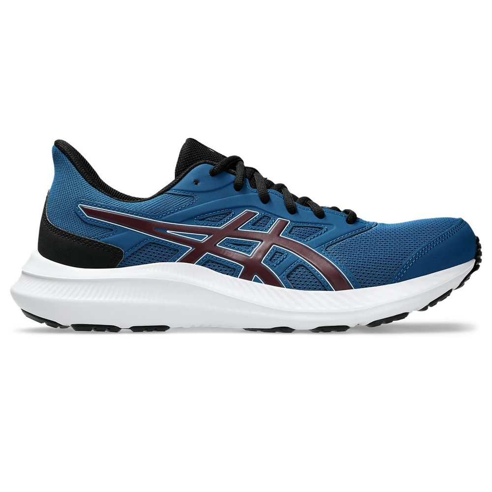 Tênis ASICS Jolt 4 - Masculino - Azul com Branco e Vinho