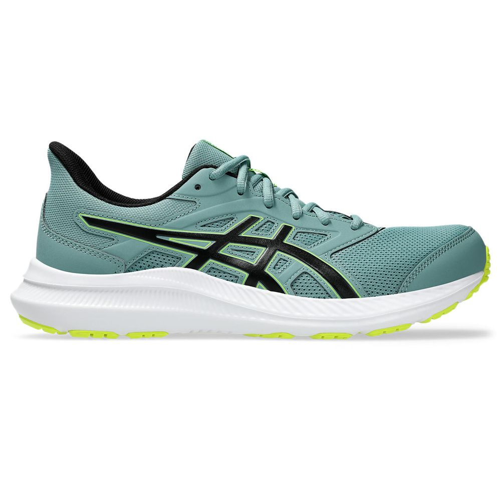 Tênis ASICS Jolt 4 - Masculino - Verde com Branco e Preto