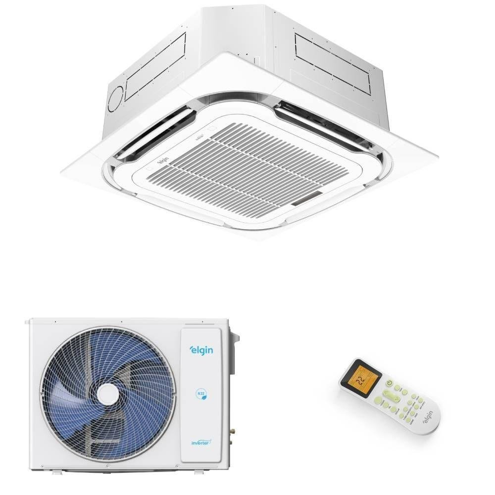 Ar Condicionado Split Cassete Elgin Plus Inverter 18000 BTUs Frio 220V KDFE18C2CA