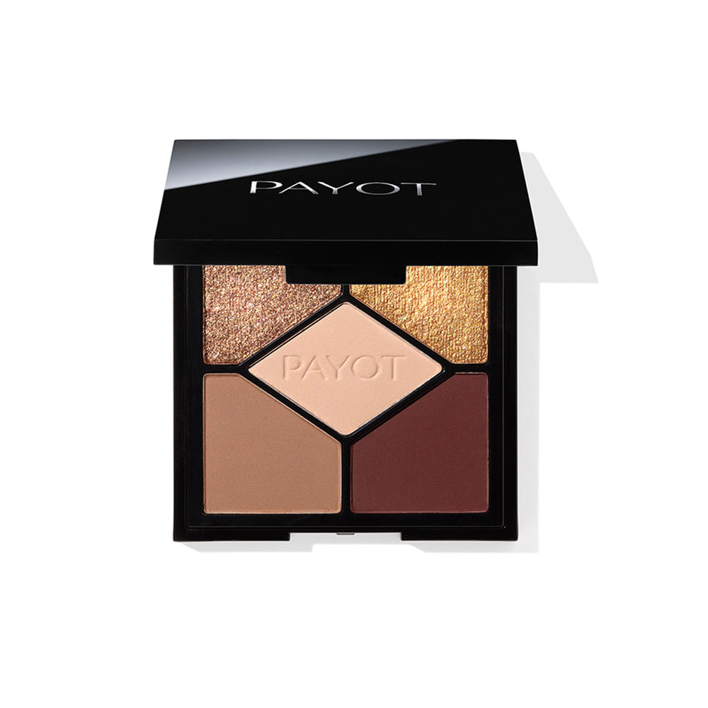 Paleta de sombras payot glam marrom