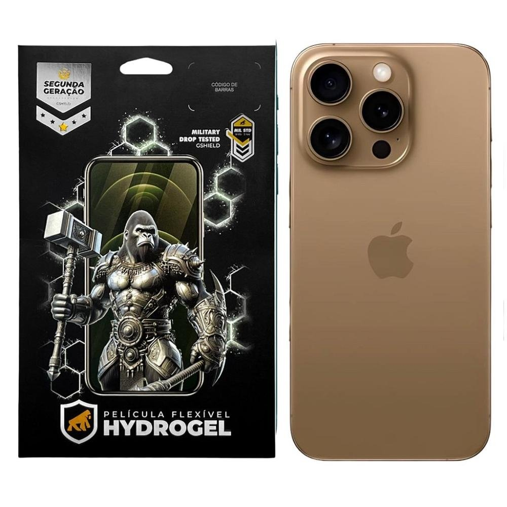 Pelicula para iPhone 16 Pro - Traseira Hydrogel HD - Gshield