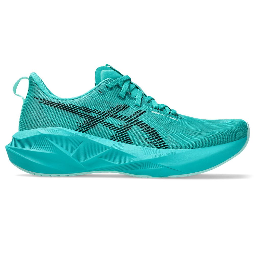 Tênis ASICS Novablast 5 - Masculino - VERDE/PRETO