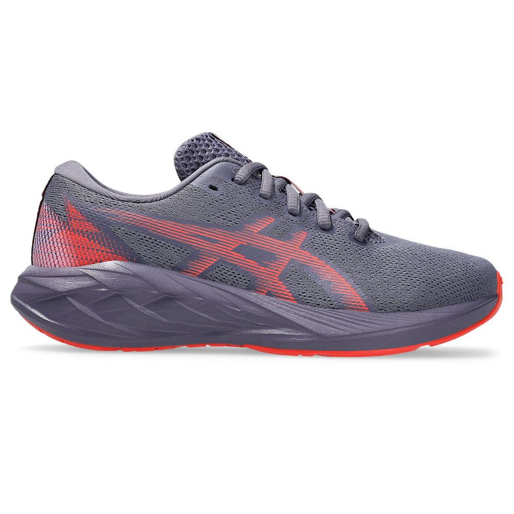 Tênis ASICS Novablast 5 GS - Infantil - Roxo com Vermelho