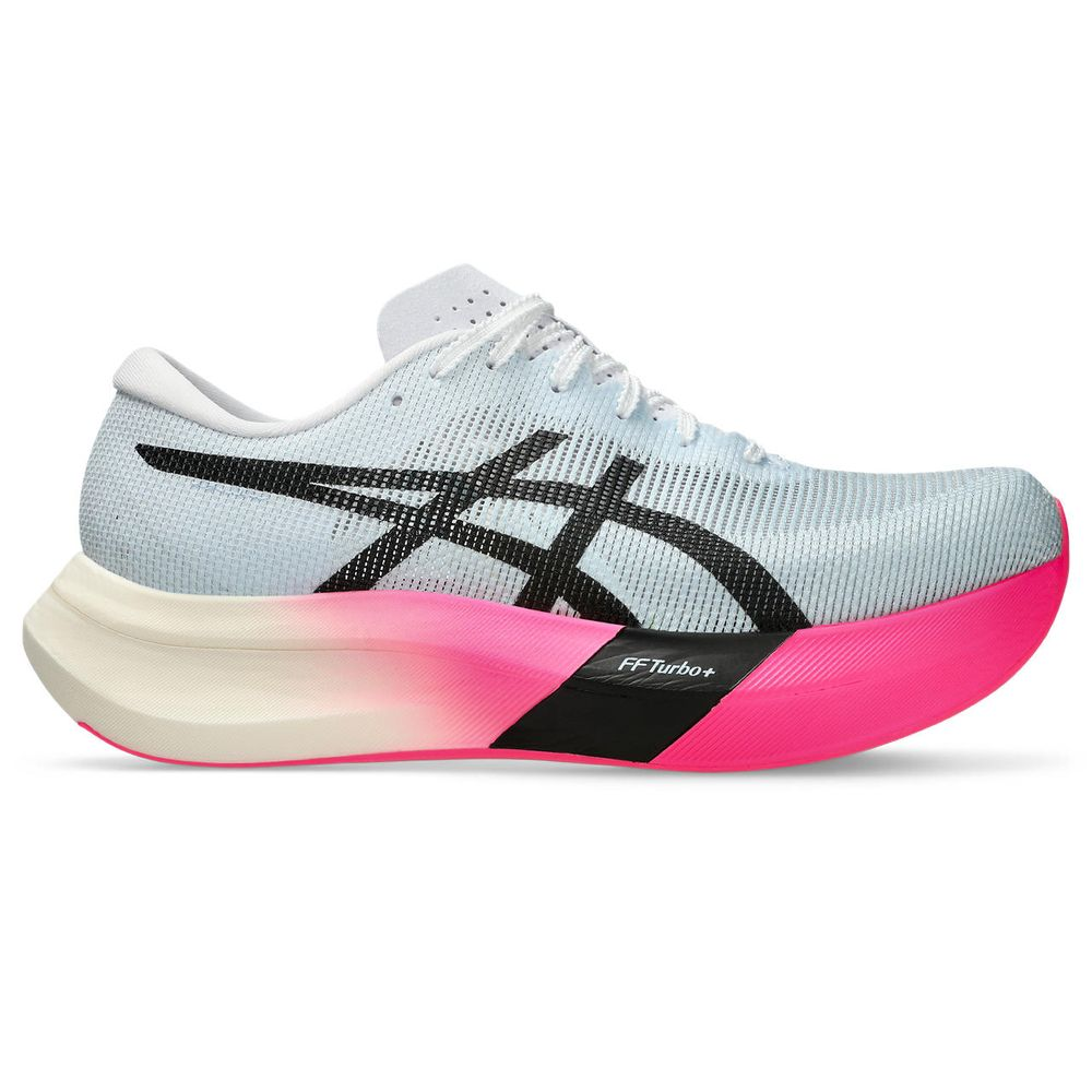 Tênis ASICS Metaspeed Sky Paris - Unissex - Azul com Rosa e Creme