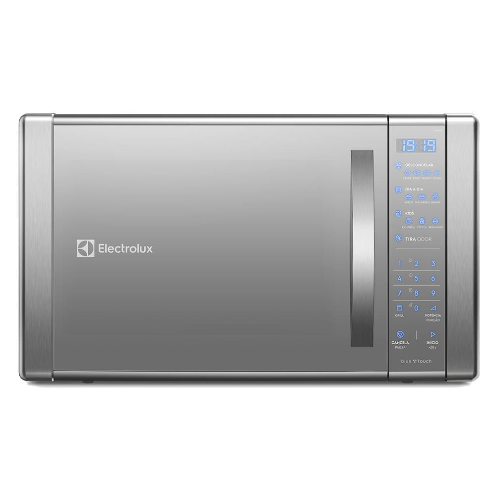 Micro-Ondas com Painel Touch On Glass e Função Grill Electrolux (ME41X) Silver - 110V