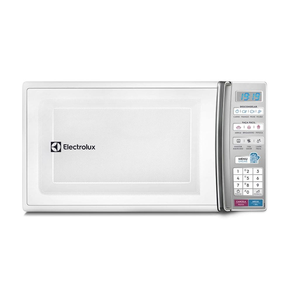 Micro-Ondas Electrolux Branco 27L com 55 Receitas pré-programadas no Menu Online (MB37R) - 110V