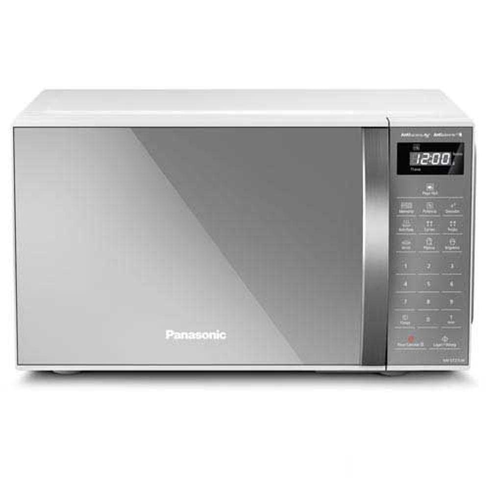 Micro-ondas de Mesa Panasonic com 21 Litros de Capacidade Branco com Porta Espelhada - NN-ST27LWRU - 220V