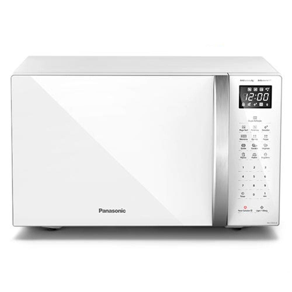 Micro-ondas de Mesa Panasonic com 34 Litros de Capacidade Branco - NN-ST65LWRUN - 110V