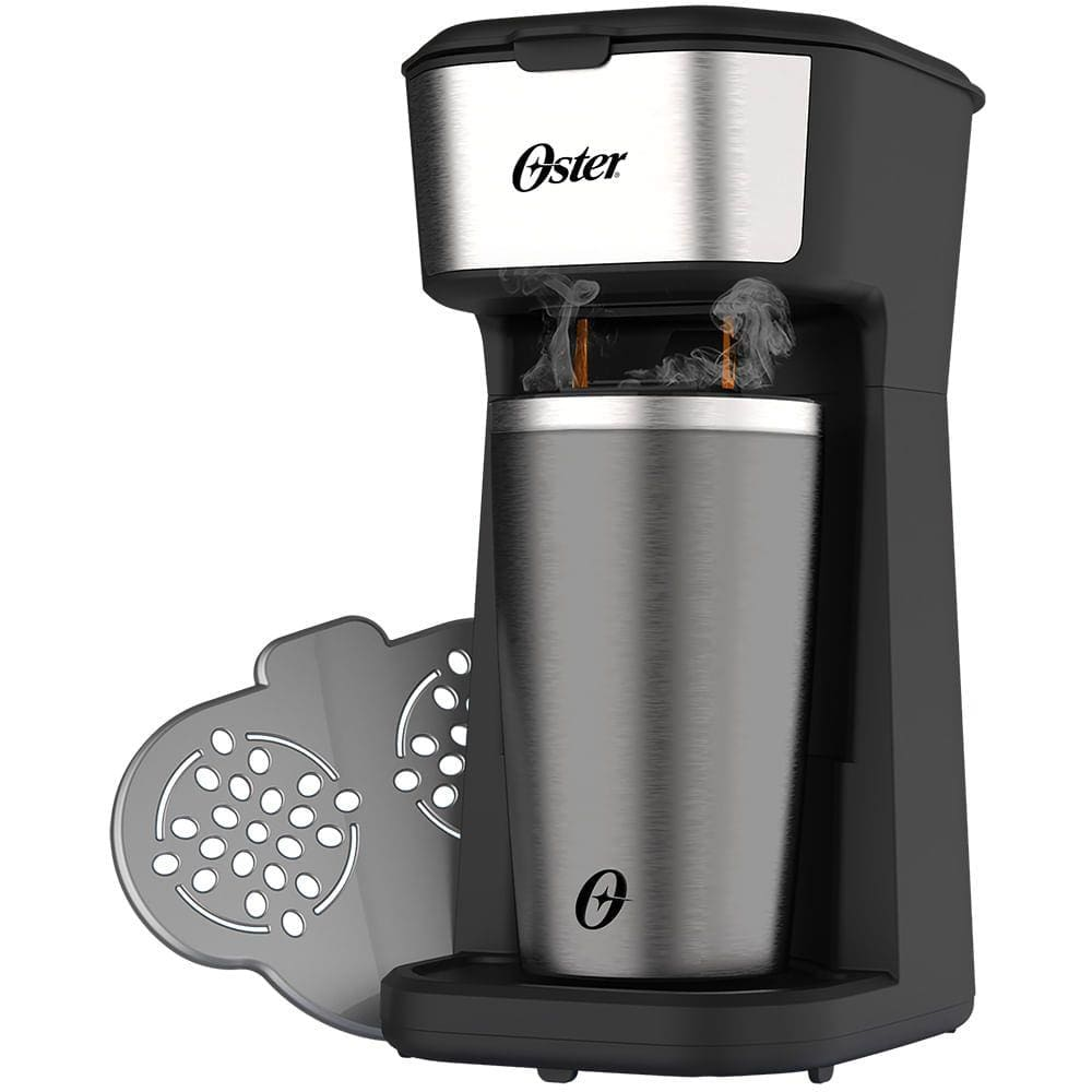 Cafeteira Oster 2Day Inox 2 em 1 com Copo Térmico - 127V - 220V