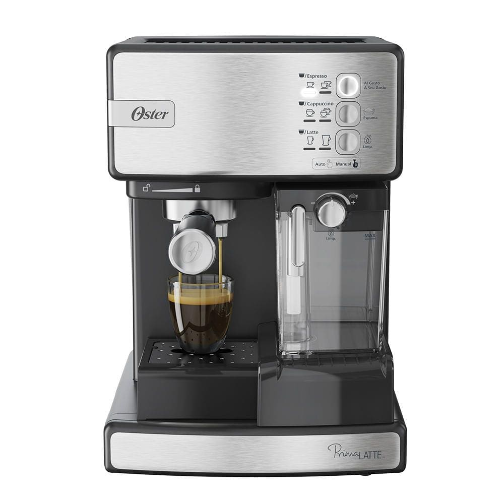 Cafeteira Espresso Oster Nova PrimaLatte Inox - 220V