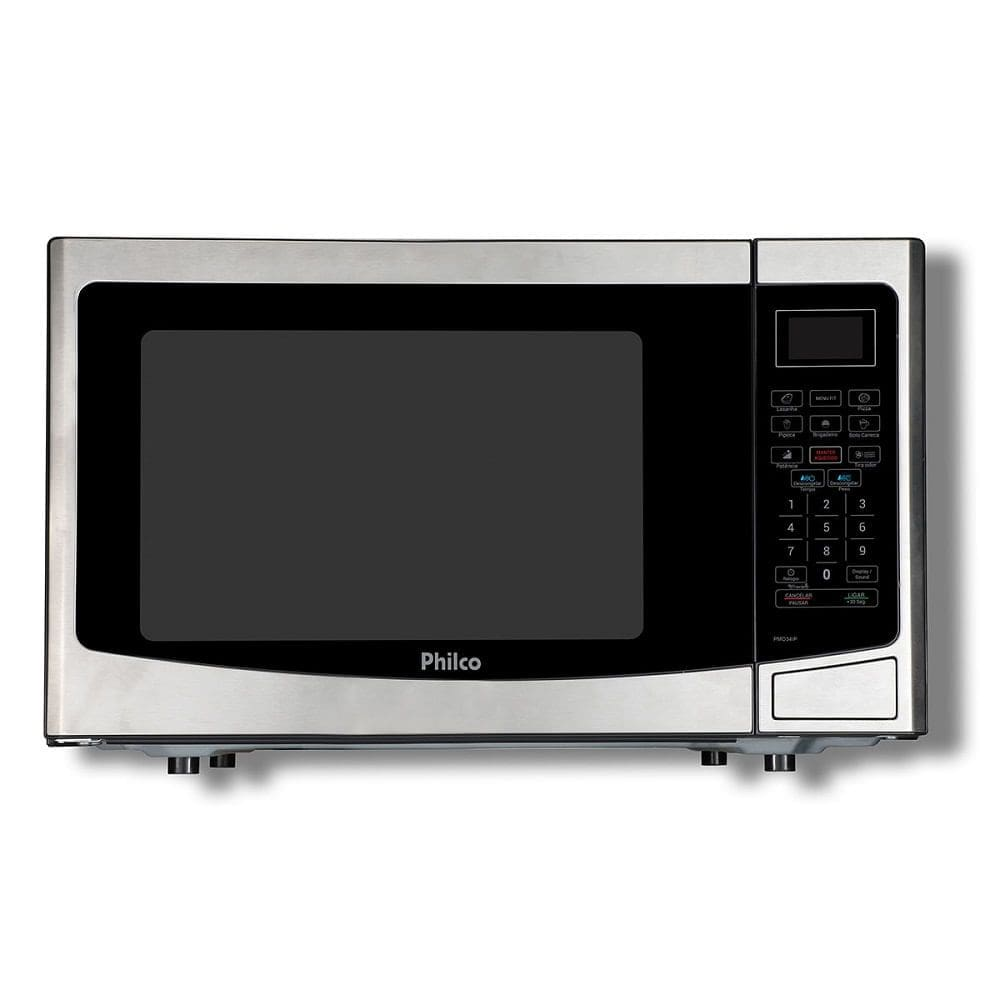 Micro-ondas Philco 34 Litros Inox e Preto PMO34IP 127 Volts - 110V