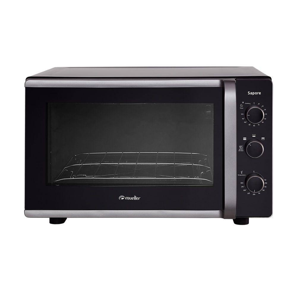 Forno Elétrico Mueller 44 Litros Preto Sapore 220 Volts - 220V