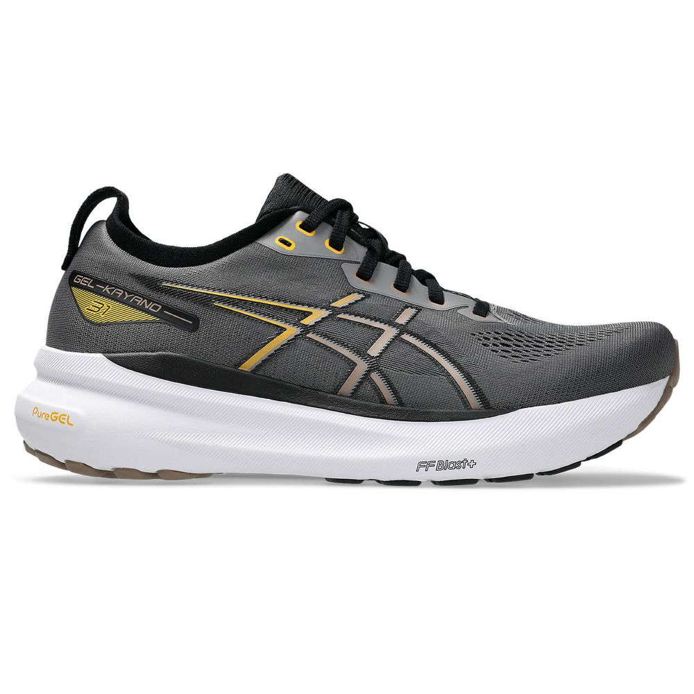 Tênis ASICS GEL-Kayano 31 - Masculino - Cinza com Branco