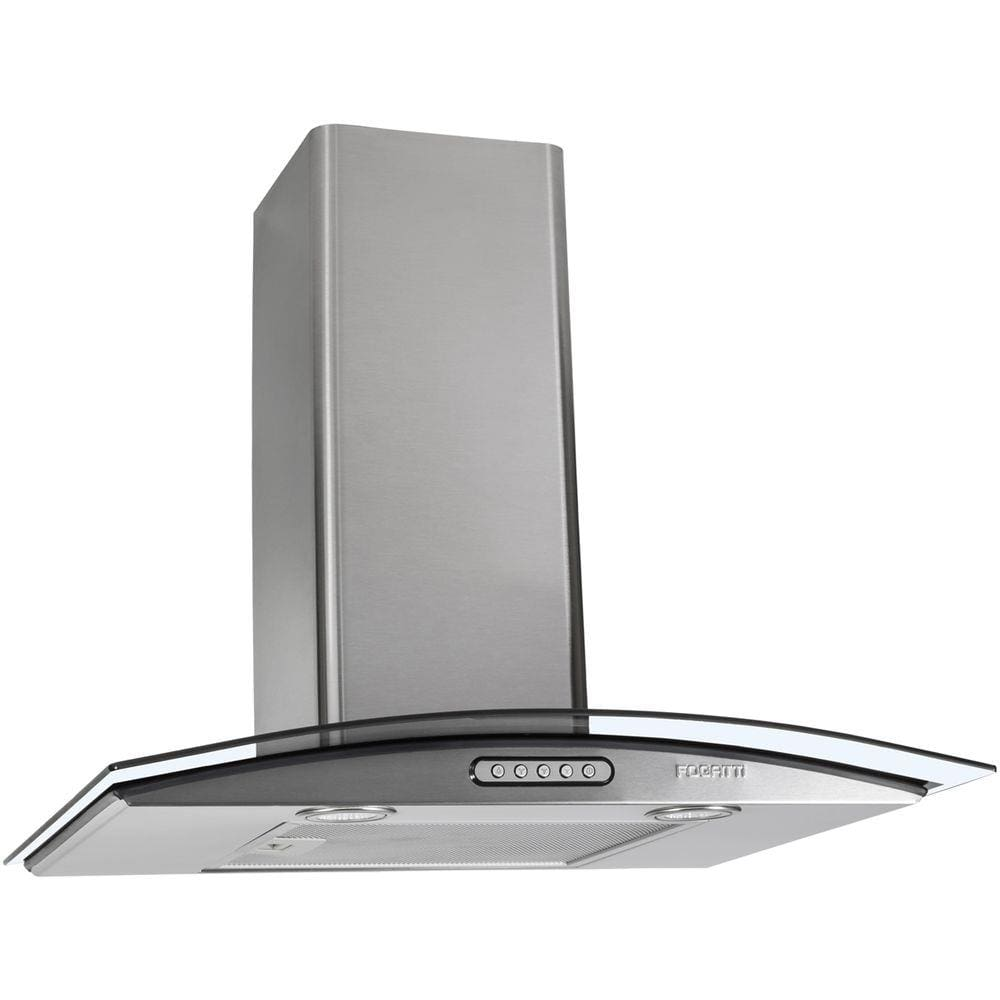 Coifa Vidro Curvo Slim Inox 60cm - Fogatti - 220v