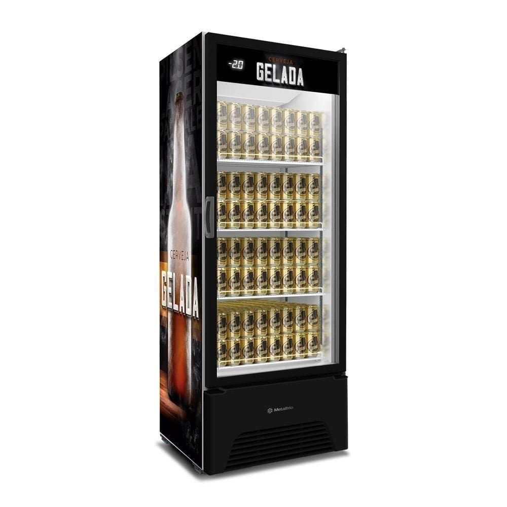 Cervejeira Vitrine Metalfrio 572 Litros VN50AH Optima | Frost Free, Adesivado