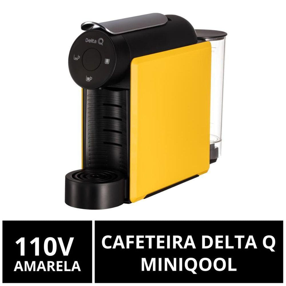 Cafeteira Cápsulas Delta Q, MiniQool, Amarela, 110V - 110V