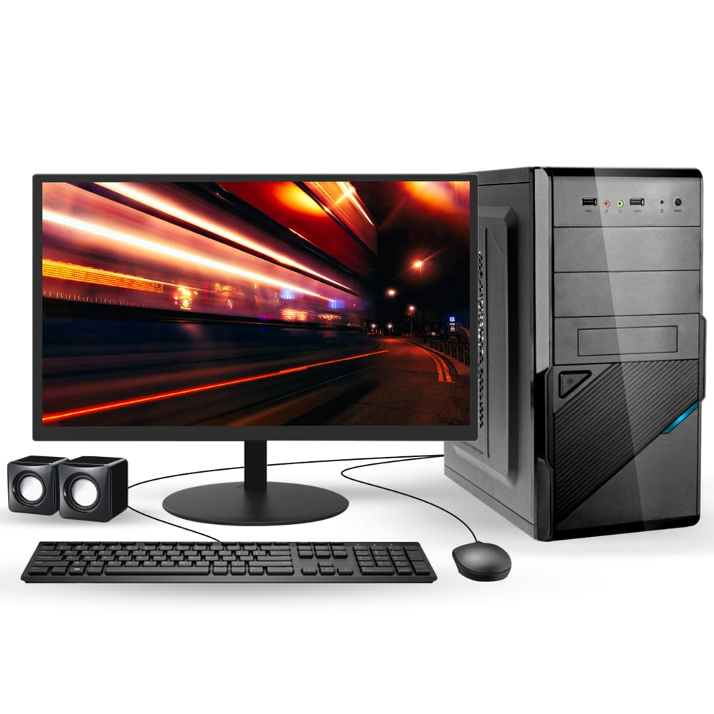 Computador Completo Corporate Intel I3 4gb Hd 500gb Monitor 15