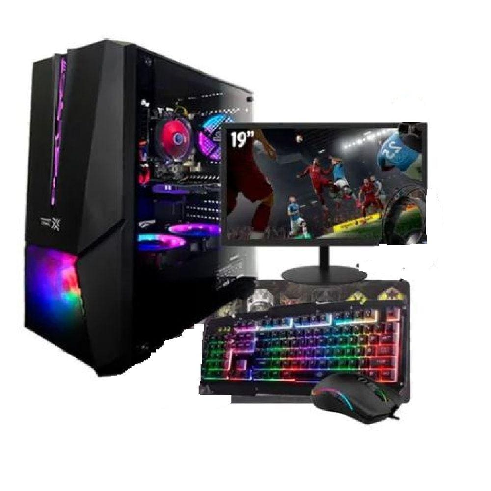 Pc Gamer dia das crianças i3 3.3ghz, 16gb Ram+ssd 480gb+PL.VÍDEO 4GB