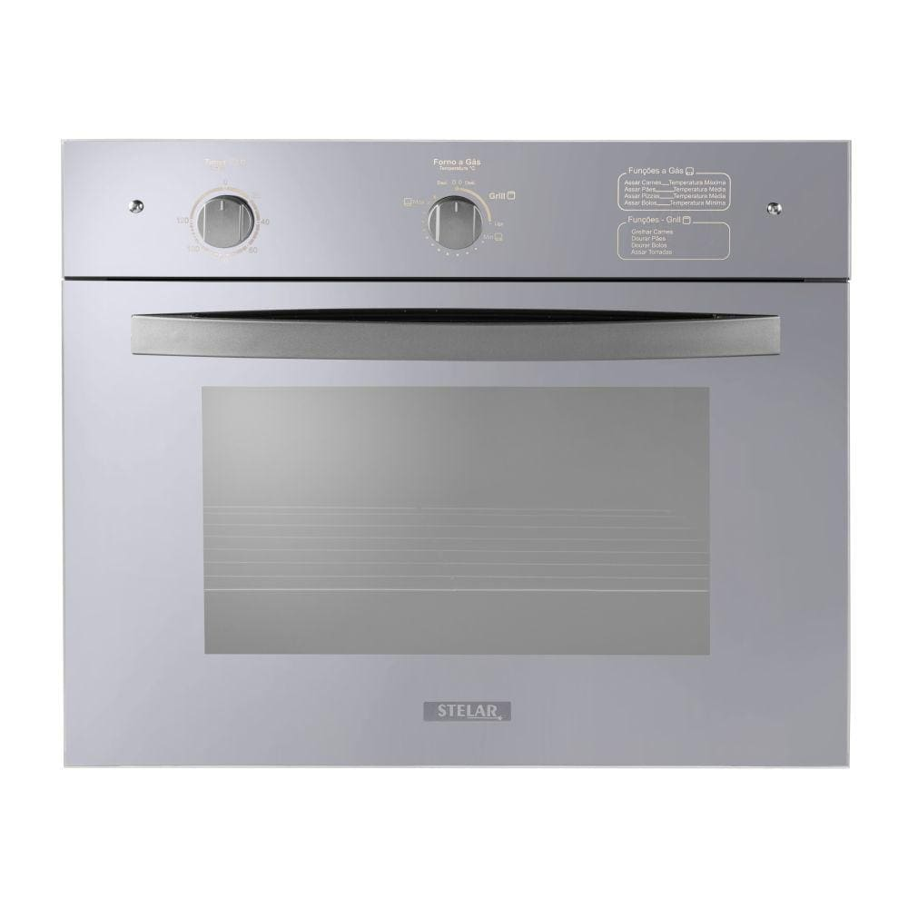 Forno De Embutir a Gas Stelar Topazio Espelhado 46 Litros - 220V