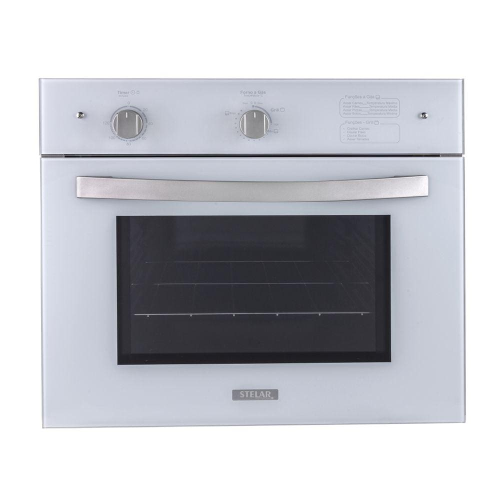 Forno De Embutir a Gas Stelar Topazio Branco 46 Litros - 110V