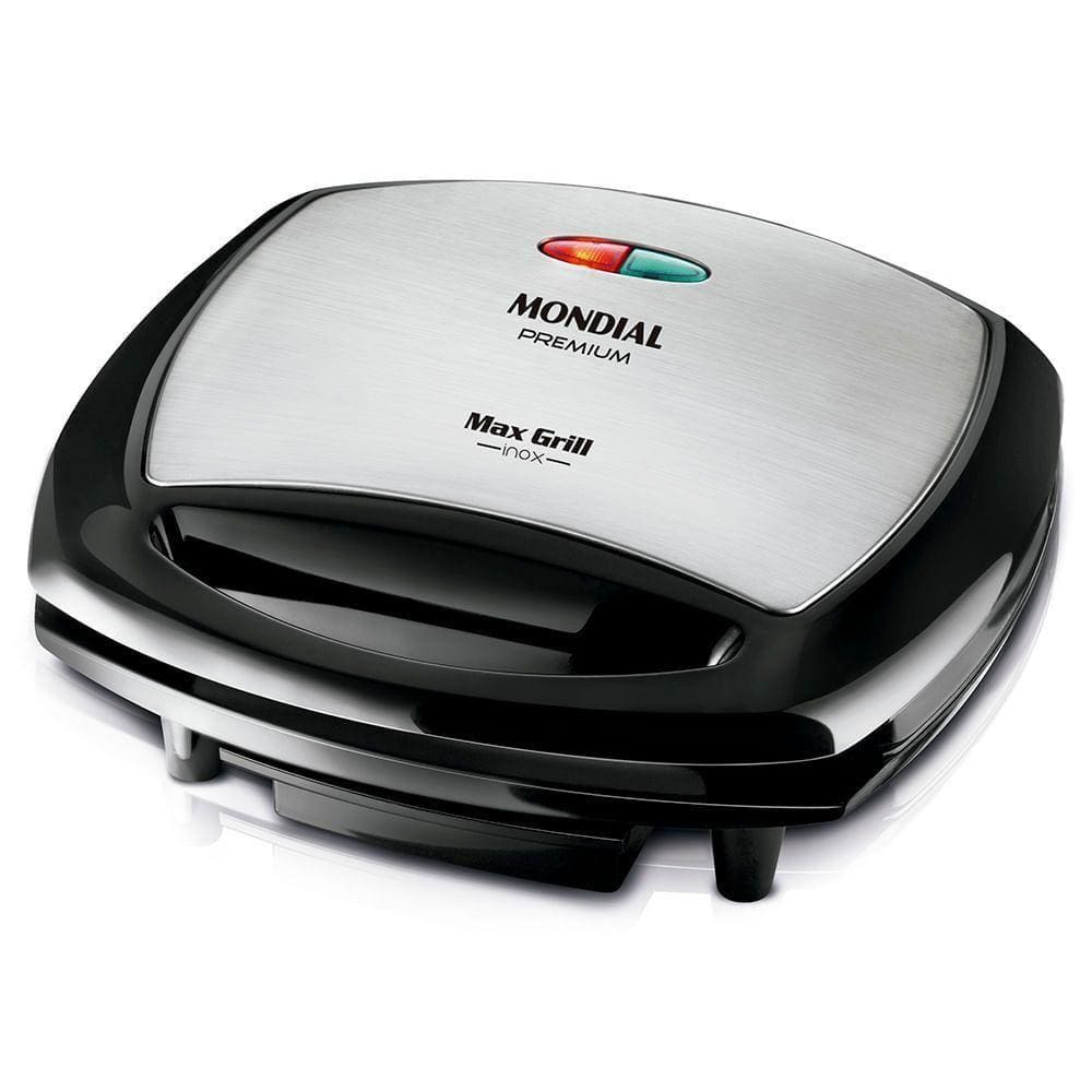 Max Grill Mondial G-07 Grill-127v-preto/inox - 110V