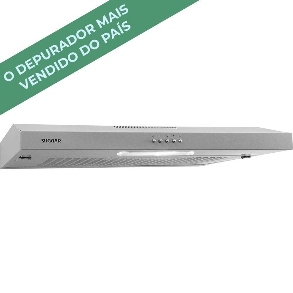 Depurador de ar Slim 80 Cm Prata - 110V