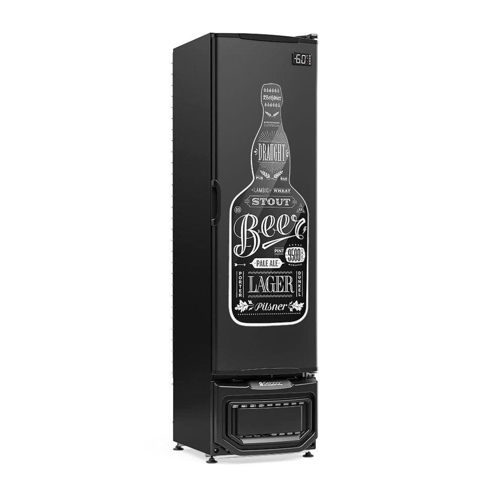 Refrigerador Vertical Cervejeira 230 Litros 220v Frost Free GCB-23E/PR Gelopar Preto - 220V