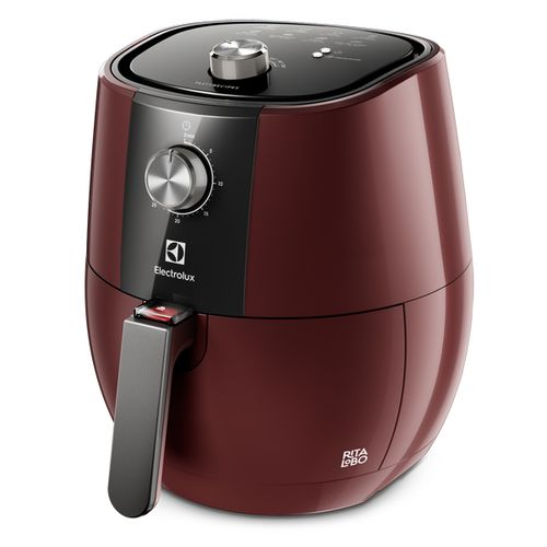 Air Fryer Electrolux por Rita Lobo 4L Vermelha Escura Grand Efficient 1400W (EAF31)