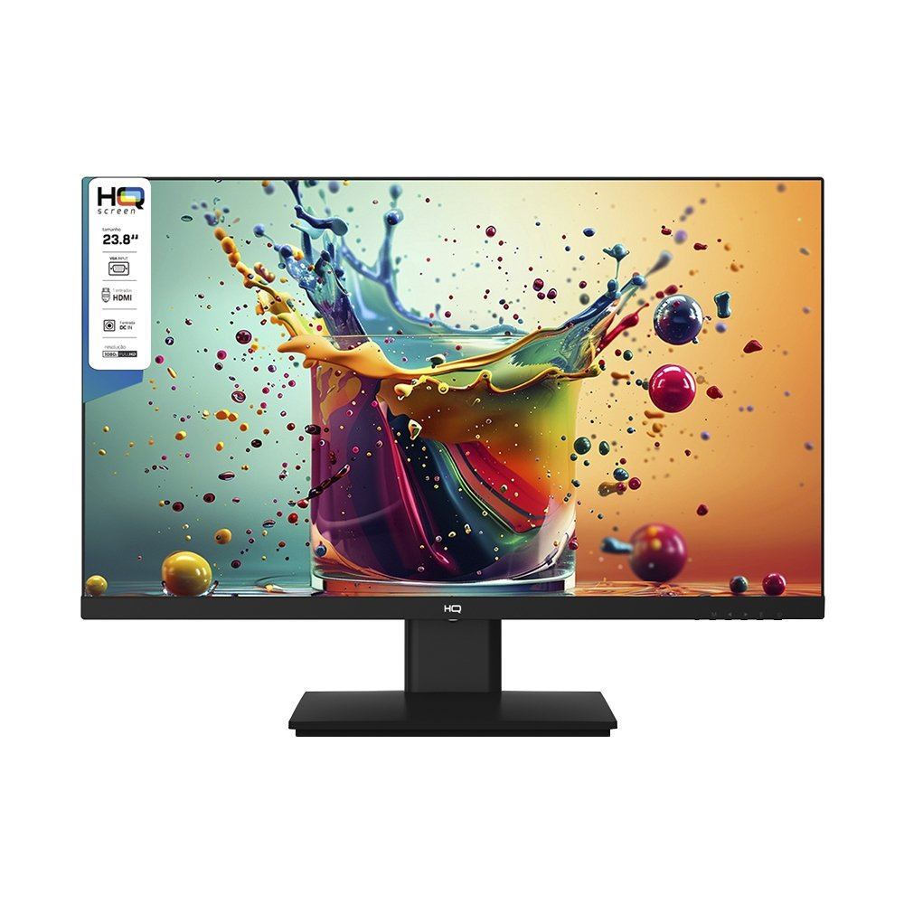 Monitor LED 23.8" HQ M24HQ | WideScreen, HDMI, VGA, 75Hz, Preto