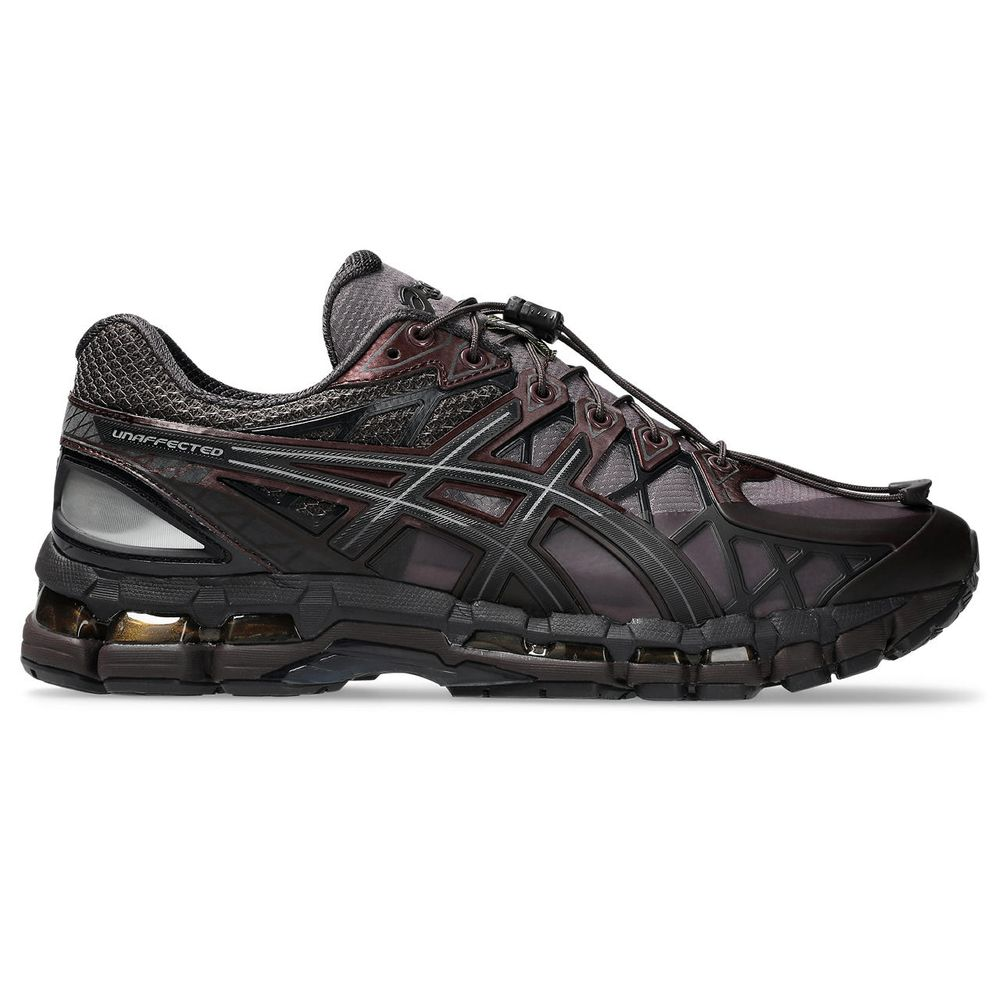 Tênis ASICS GEL-Kayano 20 x Unaffected - Unissex - Preto com Vinho