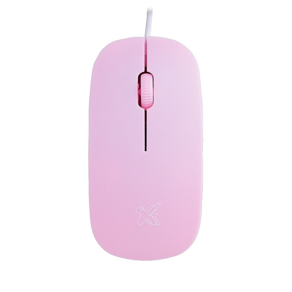 Mouse Maxprint Surface | Rosa 1.200dpi USB 2.0 com Fio