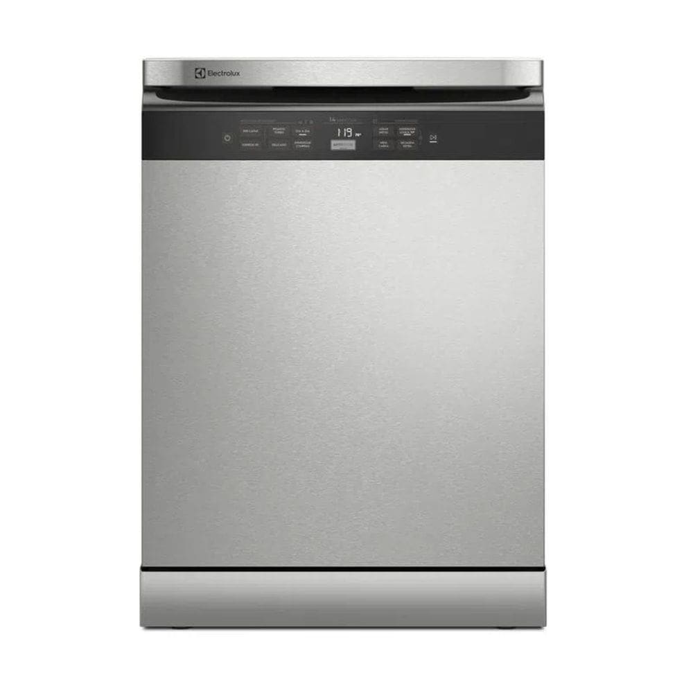 Lava-Louças Electrolux Inox com 14 Serviços, 07 Programas de Lavagem e Função Higienizar Compras - LL14X - 220V