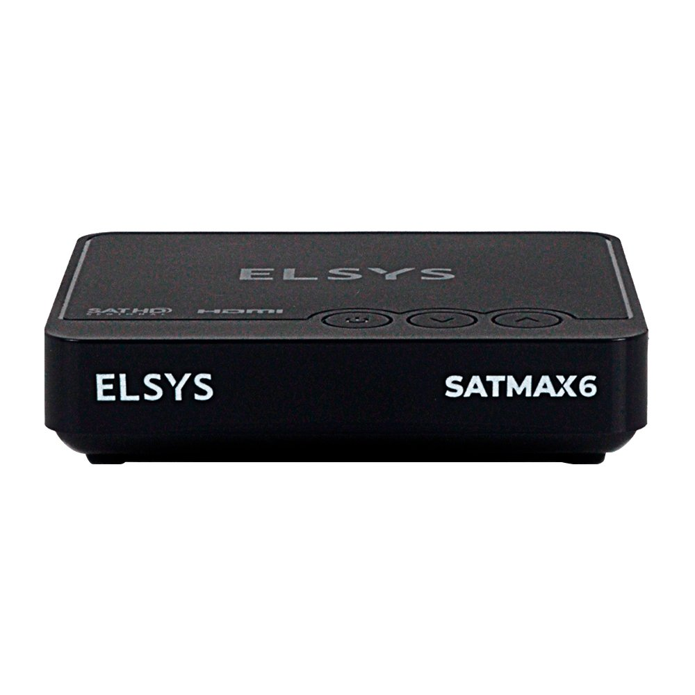 Receptor Digital Via Satélite Elsys SATMAX 6 ETRS72 | Com Controle Remoto, SATHD, Bivolt