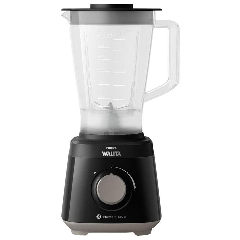 Liquidificador Philips Walita RI2110 Daily Copo de Plástico 2 Velocidades + Pulsar 550W Preto - 220v